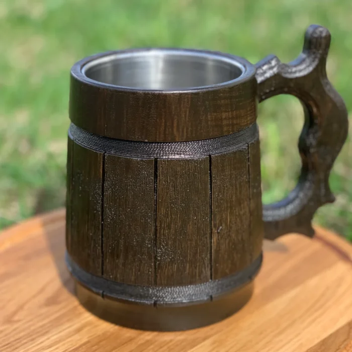 Wood Mug Natural Oak Cup Handmade Mug Drink