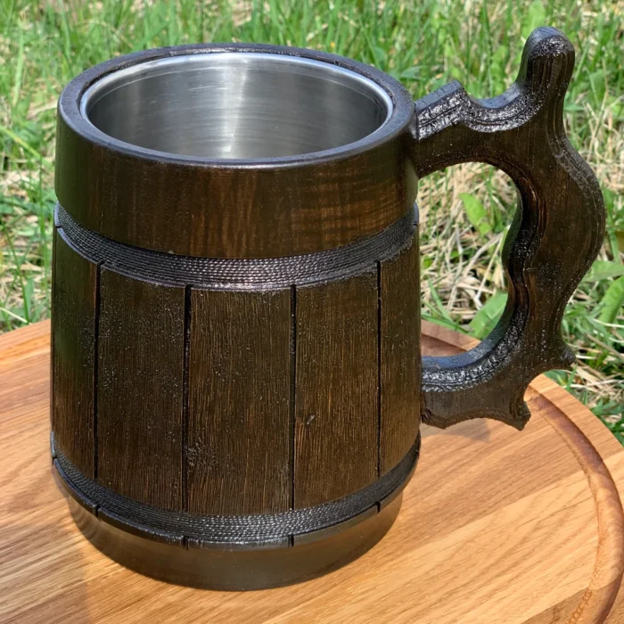 Wood Mug Natural Oak Cup Handmade Mug Drink