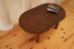 Walnut Low Coffee Tables, Small Rustic Center Table, Mid Century Modern Decor