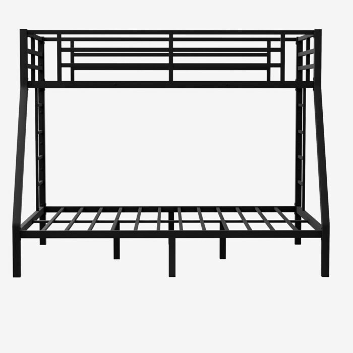 Queen Bunk Beds with Ladder and Full Length Guardrail, Heavy Duty Bunk Beds/Twin XL over Queen Bunk Bed for Adults