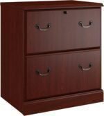 Bennington 2 Drawer Lateral File Cabinet, Harvest Cherry