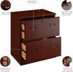 Bennington 2 Drawer Lateral File Cabinet, Harvest Cherry