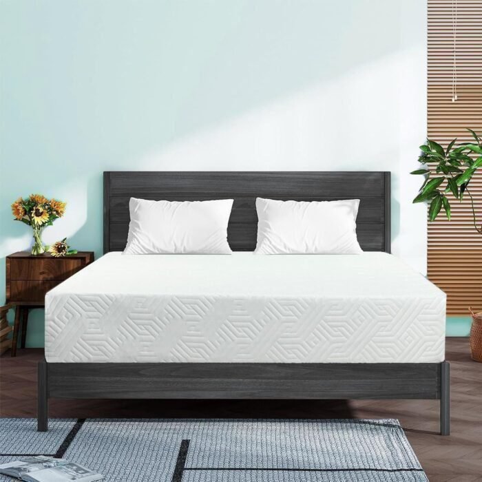 4 Inch Twin Mattress Gel Infused Cool Sleep & Medium Firm Mattress High Density Supportive Reversible (4-Inch, Twin)