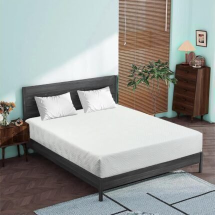 4 Inch Twin Mattress Gel Infused Cool Sleep & Medium Firm Mattress High Density Supportive Reversible (4-Inch, Twin)