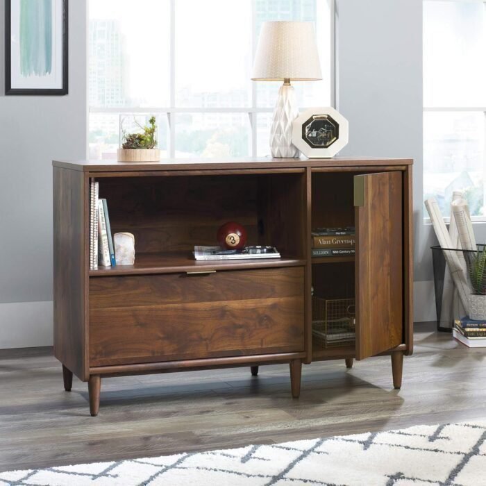 Clifford Place Credenza, For TV's up to 46", Grand Walnut finish  Office Products