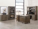 Furniture Credenza, Weathered Dove  Office Products