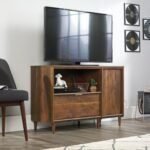 Clifford Place Credenza, For TV's up to 46", Grand Walnut finish  Office Products