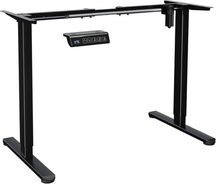 Electric Standing Desk Frame, Height Adjustable Ergonomic Stand Up Desk Base with 3-Level Memory