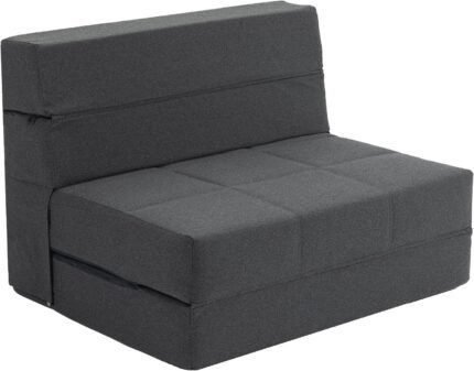 Folding Sofa Bed, 7 inch Memory Foam Floor Couch, Convertible Sleeper Foldable Mattress