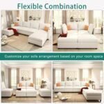 Couches for Living Room, Modular Couch with Storage, Memory Foam, Convertible U Shaped