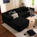 104" Cloud Sectional Couch with L-Shape Chaise,Modern Modular Sofa with Deep Seat