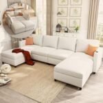 Couches for Living Room, Modular Couch with Storage, Memory Foam, Convertible U Shaped