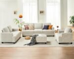 89 Inch Sofa, Comfy Sofa Couch with Extra Deep Seats, Modern Sofa Couch- 3 Seater Sofa